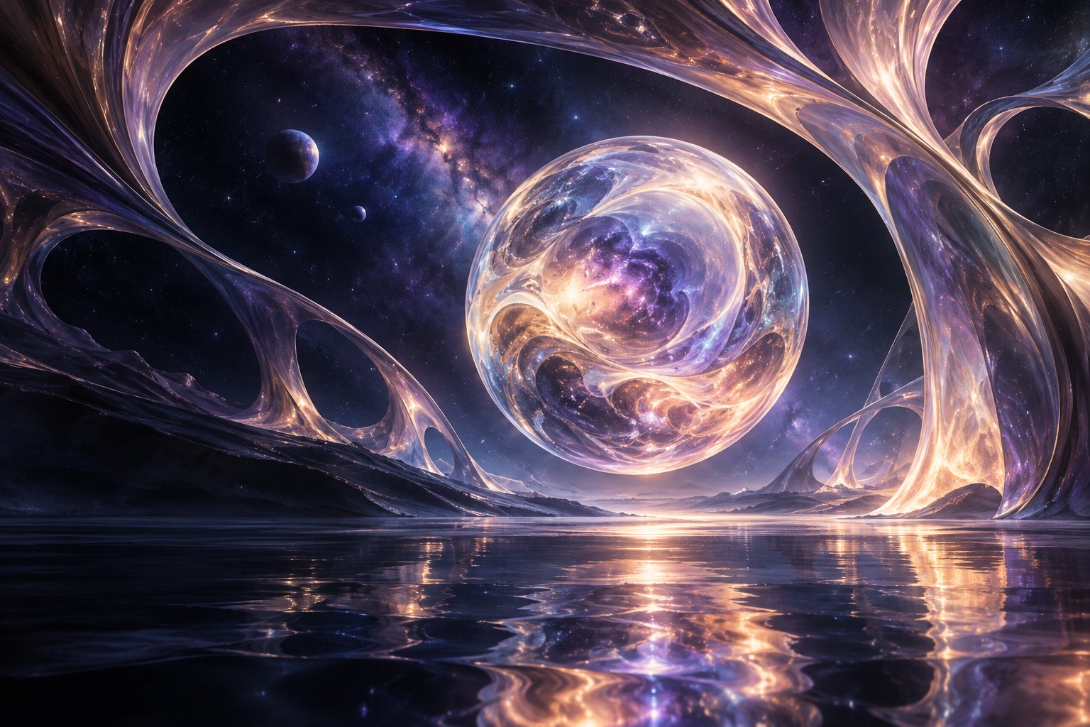 Dreamers cosmic arches and floating planets